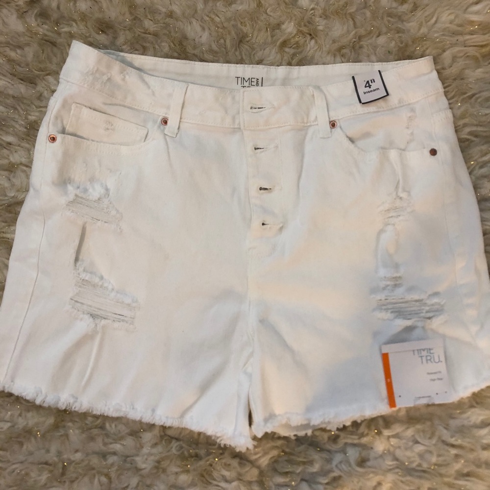 High rise shorts